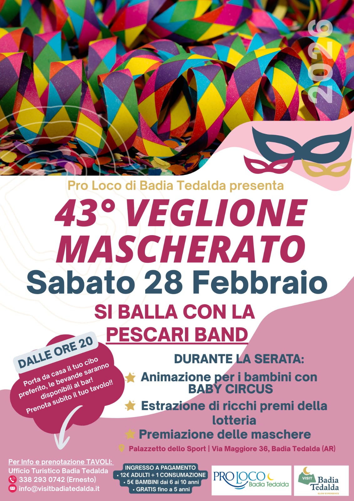 43� Veglione Mascherato - Visit Badia Tedalda