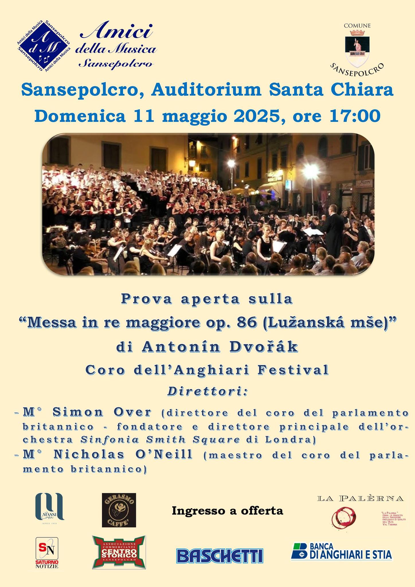 Prova aperta sulla "Messa in re maggiore"