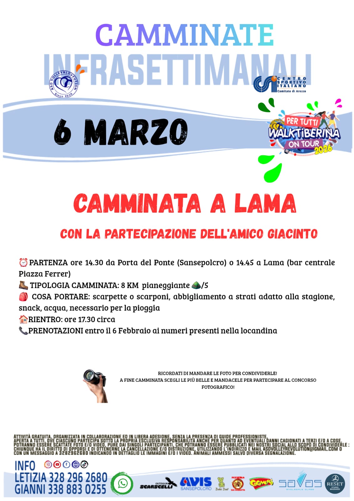 Camminata a Lama - Walktiberina