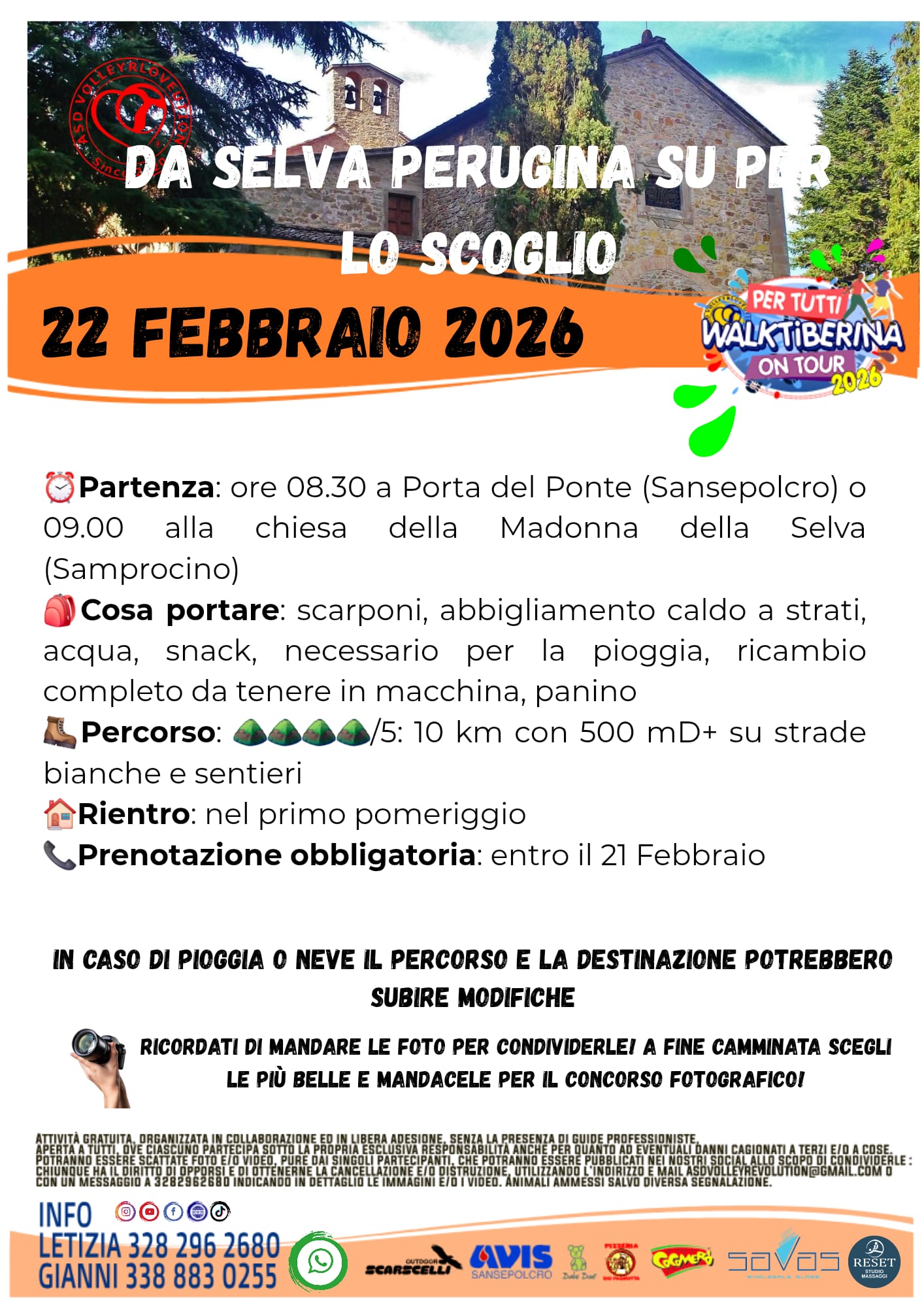22 Febbraio - Walktiberina
