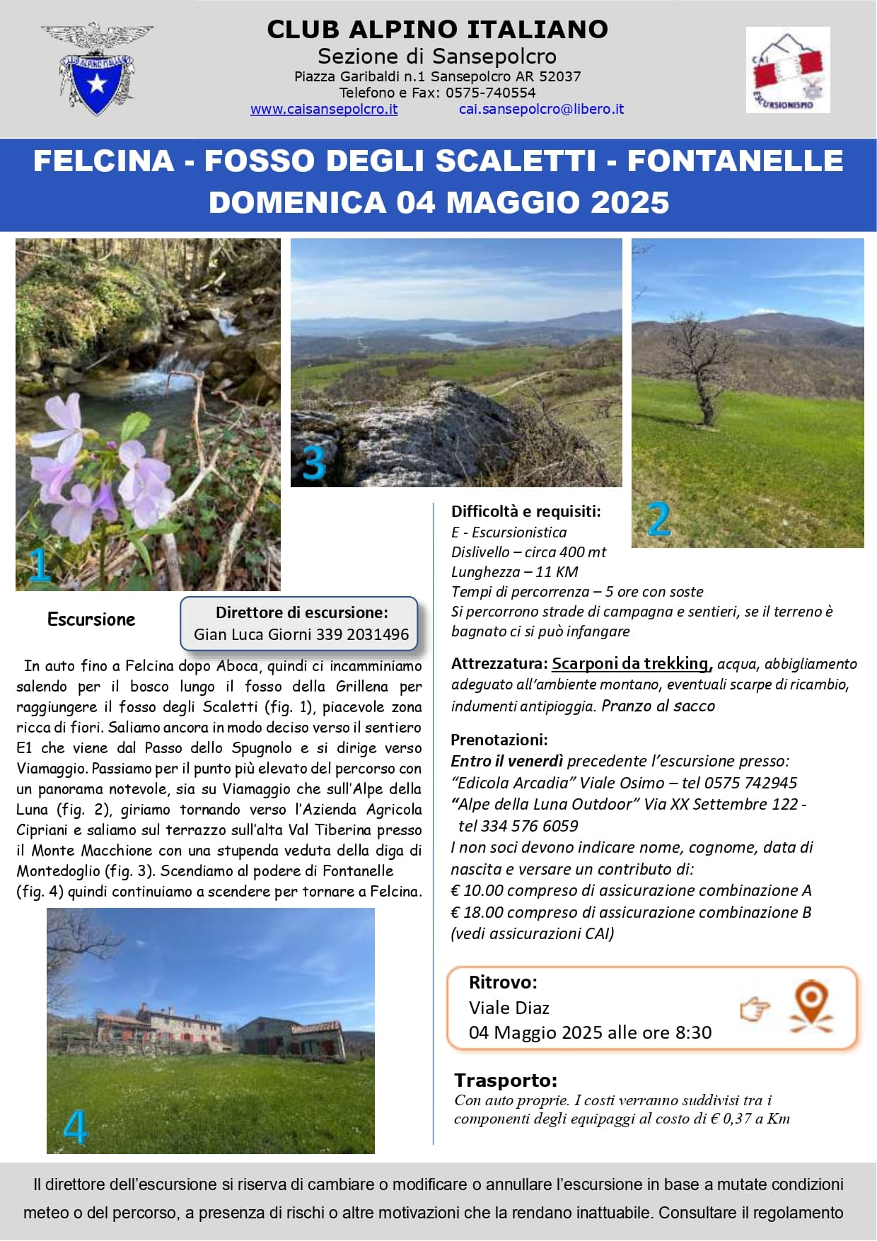 Felcina - Fosso del Scaletti - Fontanelle