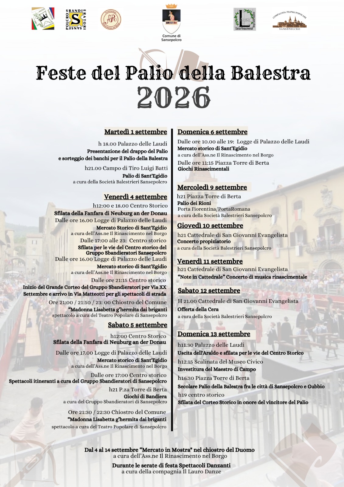 Feste del Palio 2026