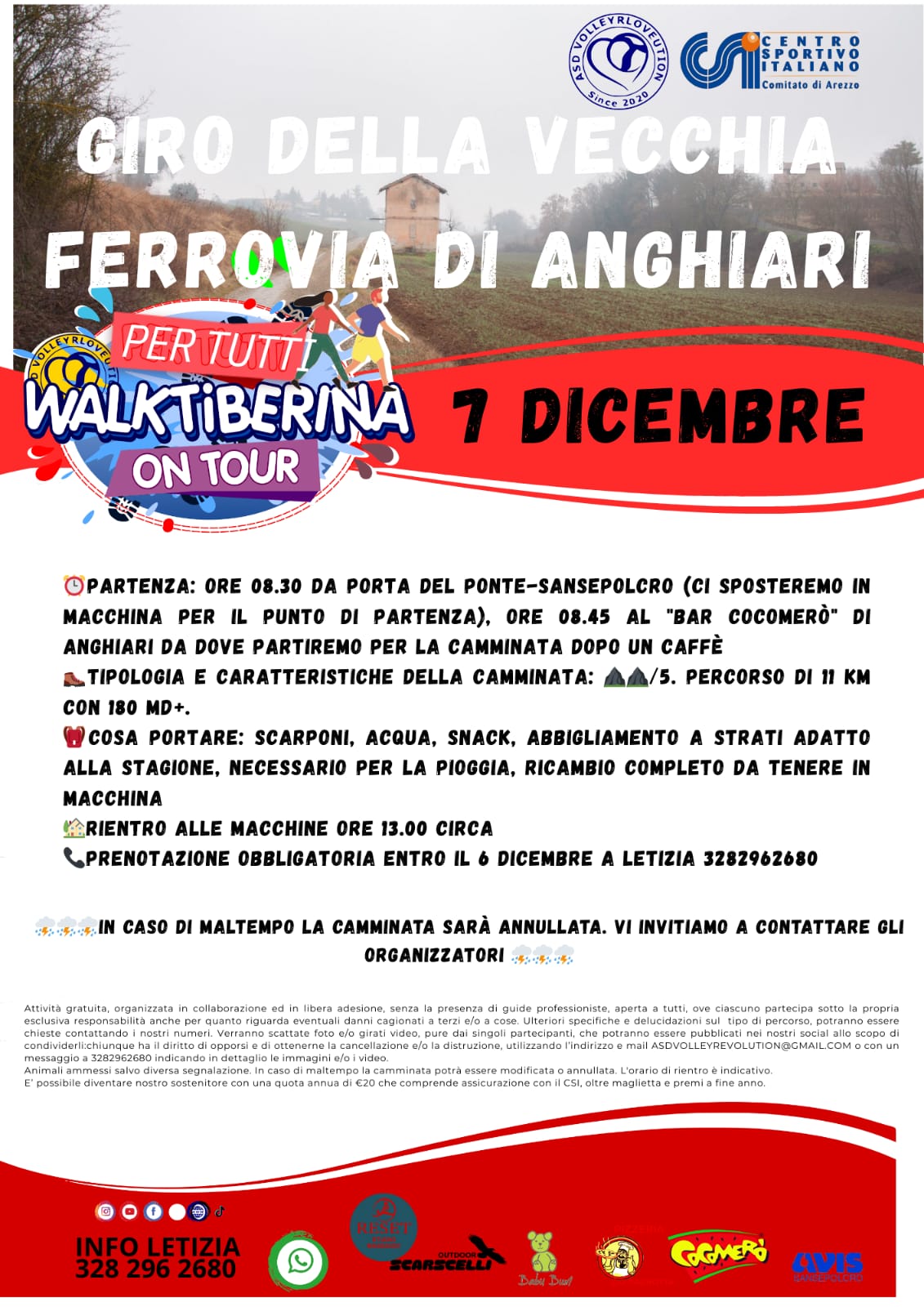 Walktiberina 7 dicembre