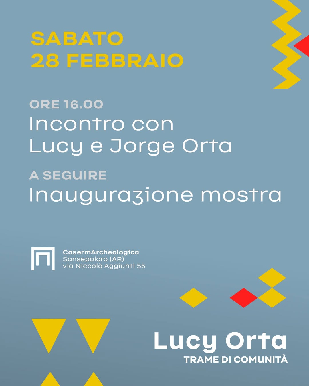 A talk with Lucy and Jorge Orta