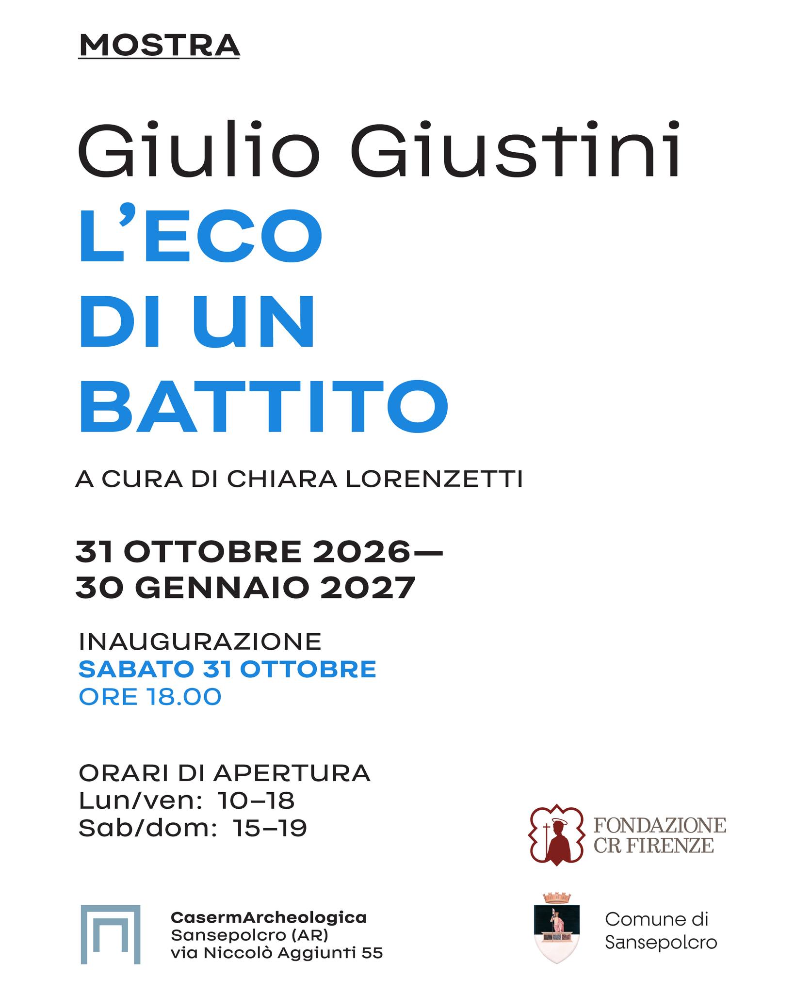 Mostra di Giulio Giustini