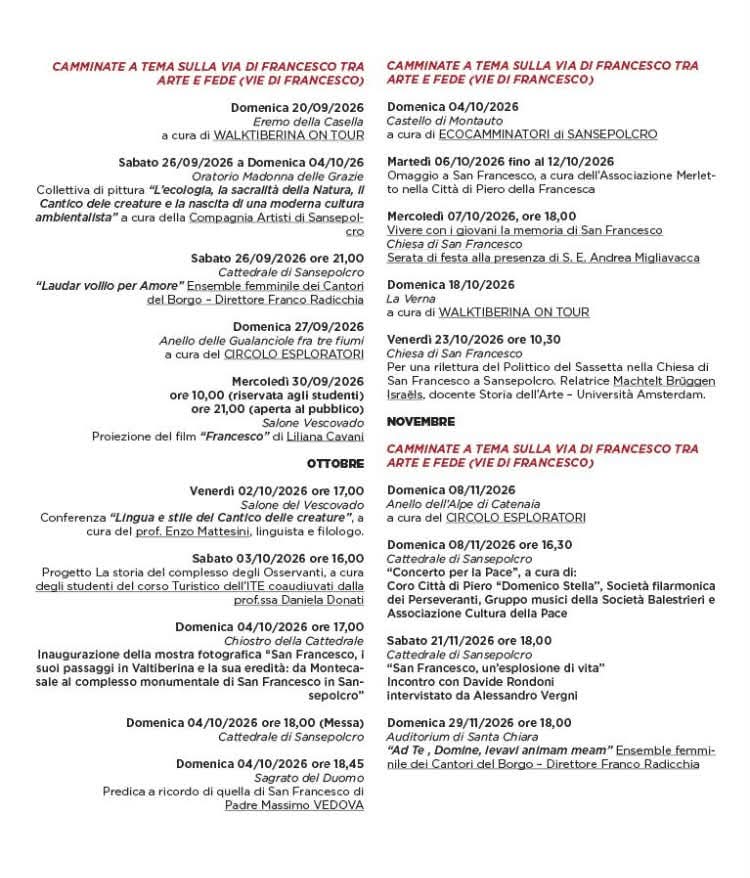 Programma 800 anni