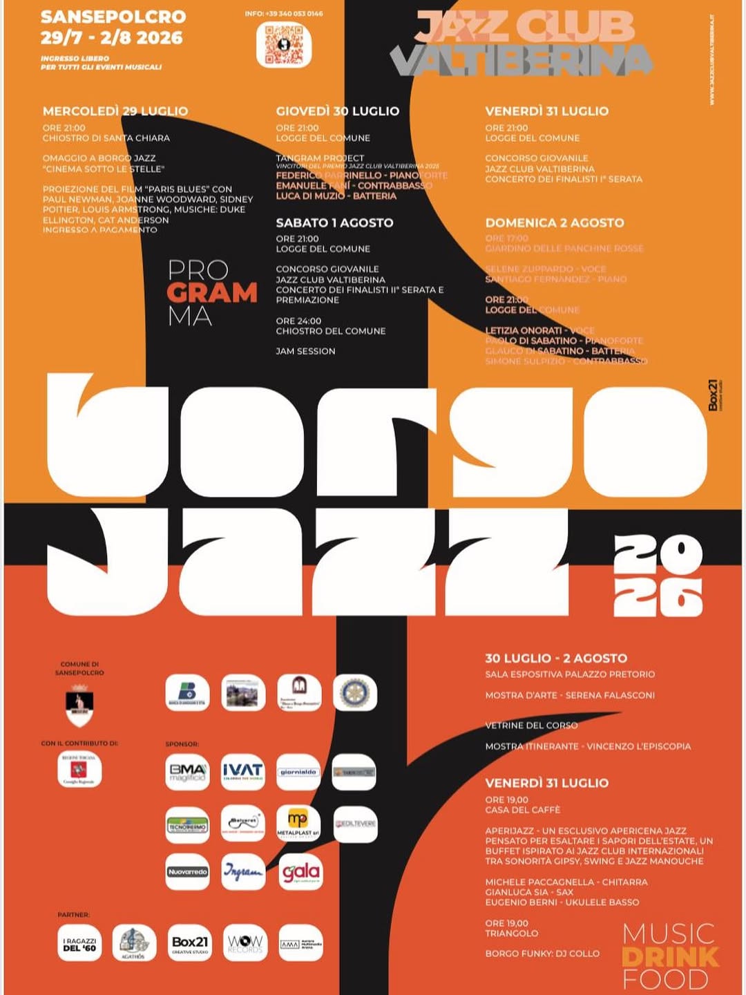 Programma Borgo Jazz 2026