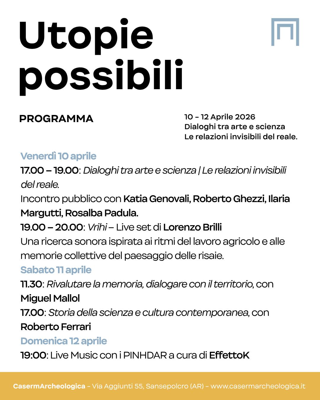 Programma Utopie Possibili