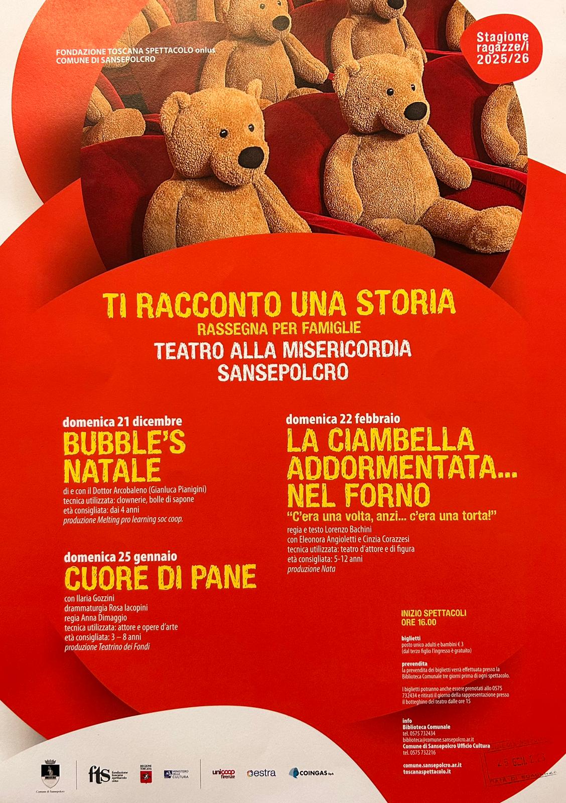 Ti racconto una storia - Rassegna per famiglie