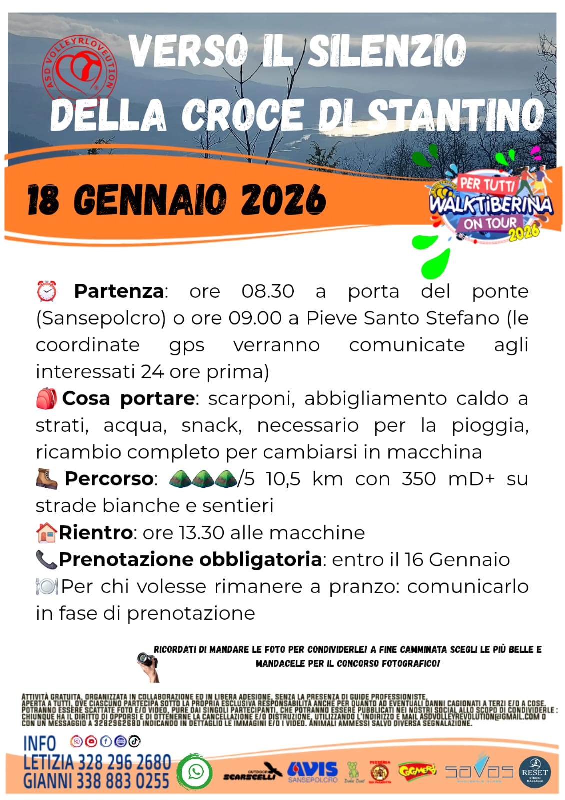 Walktiberina 18 gennaio