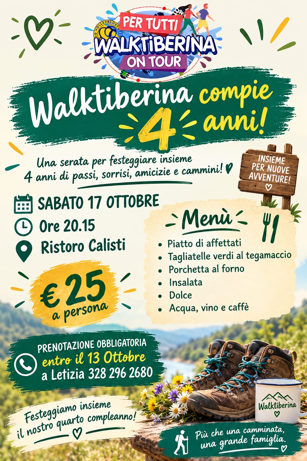 Walktiberina 4 anni