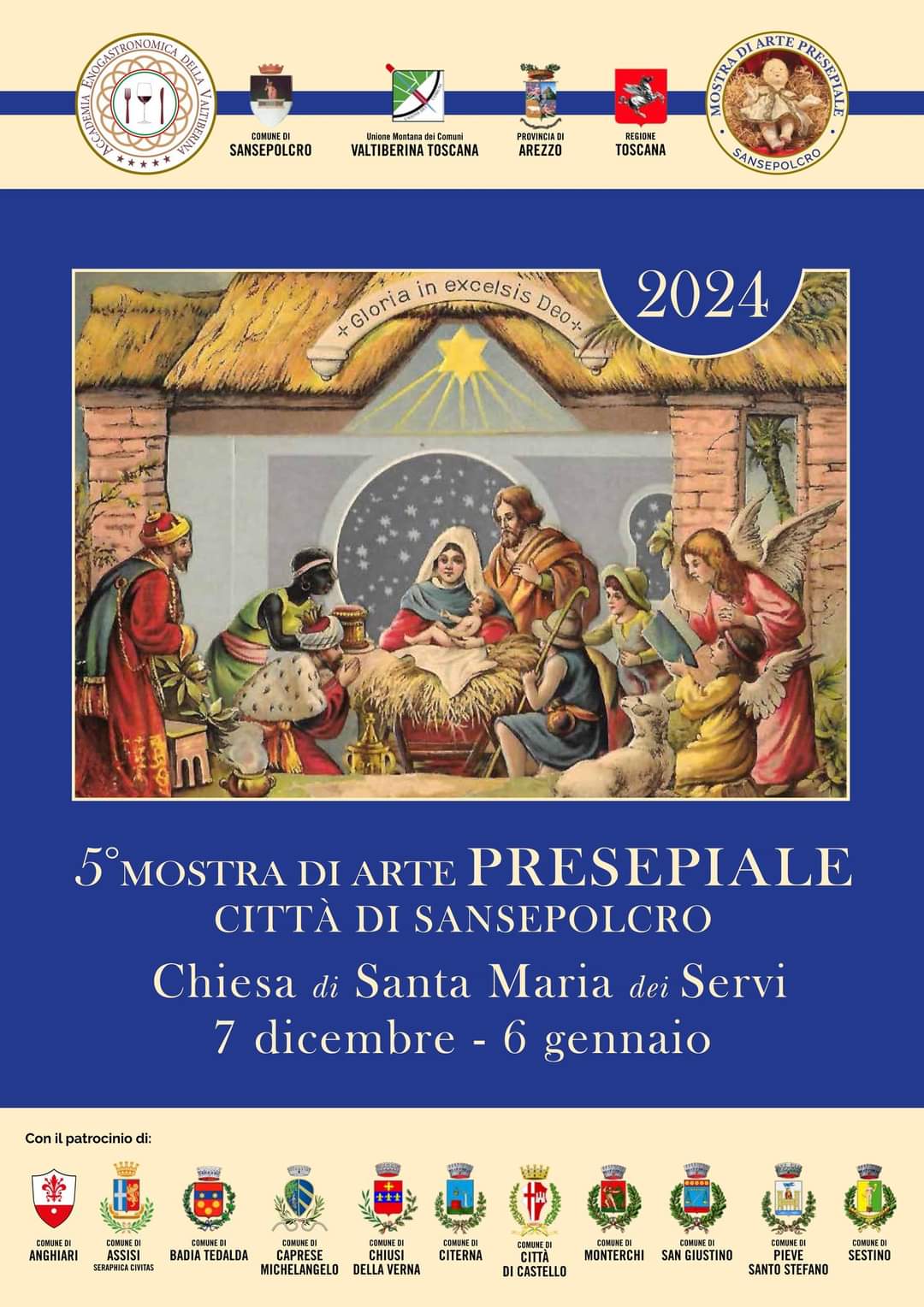 Mostra d'Arte Presepiale dal 7 dicembre 2024 al 6 gennaio 2025