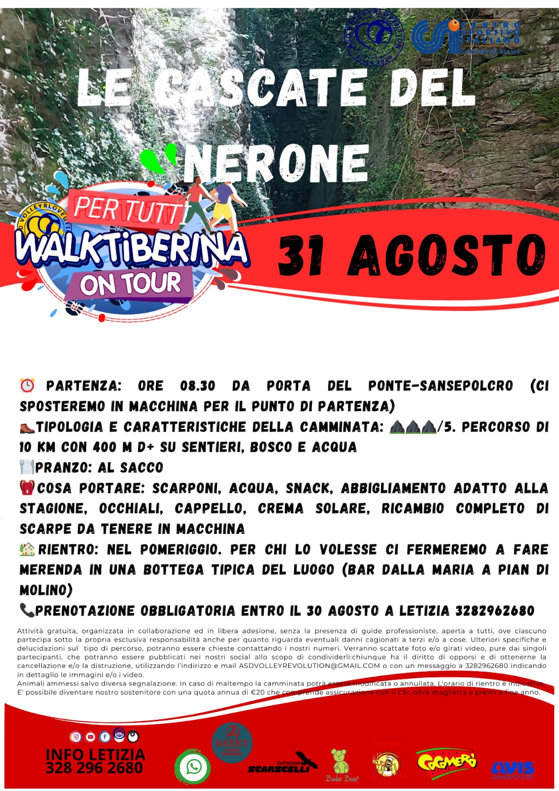 Programma del 31 agosto