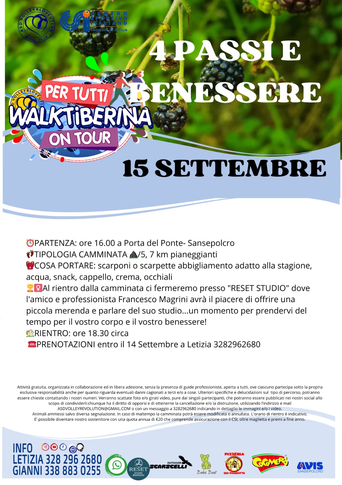 4 passi e benessere