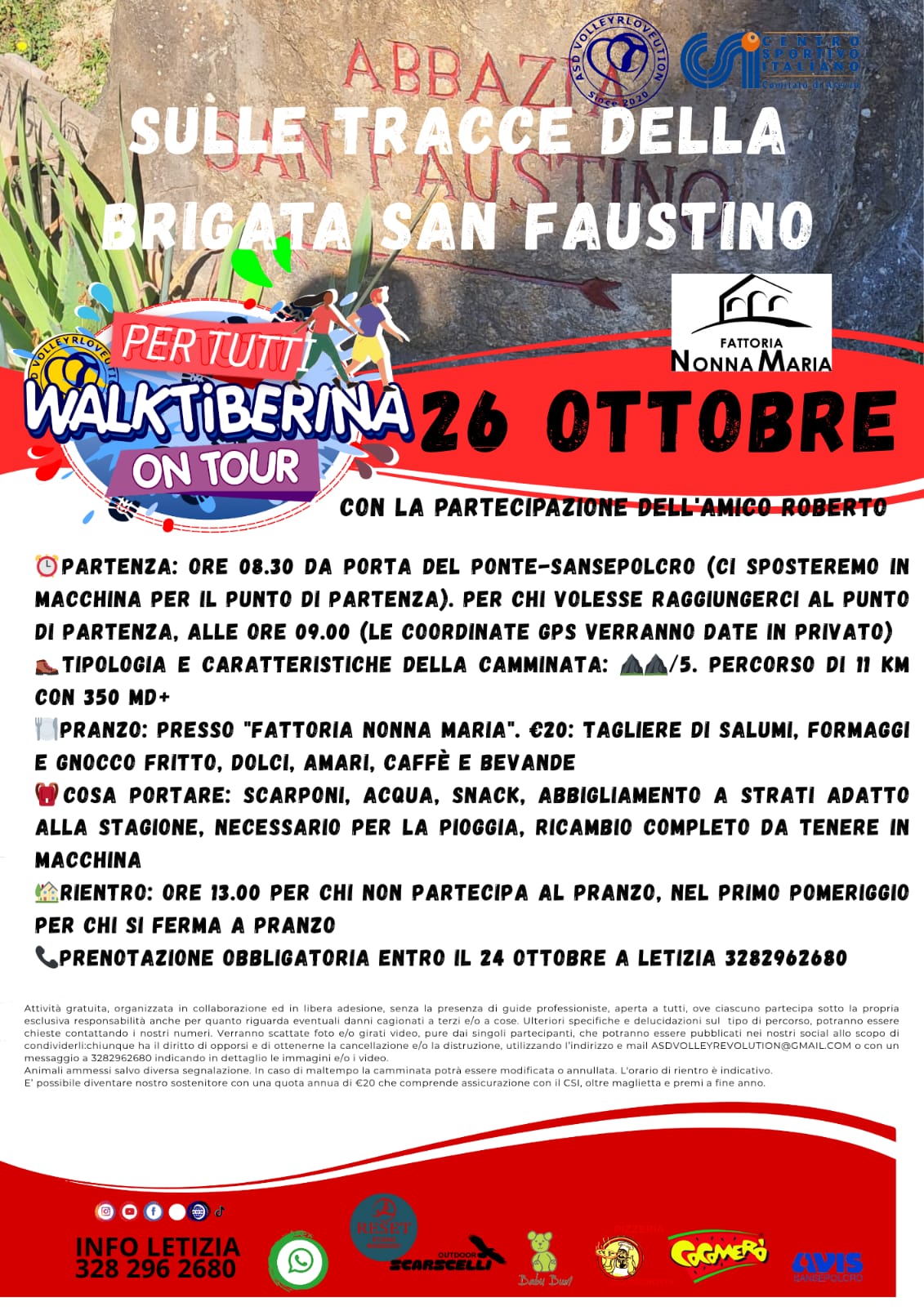 Programma 26 ottobre