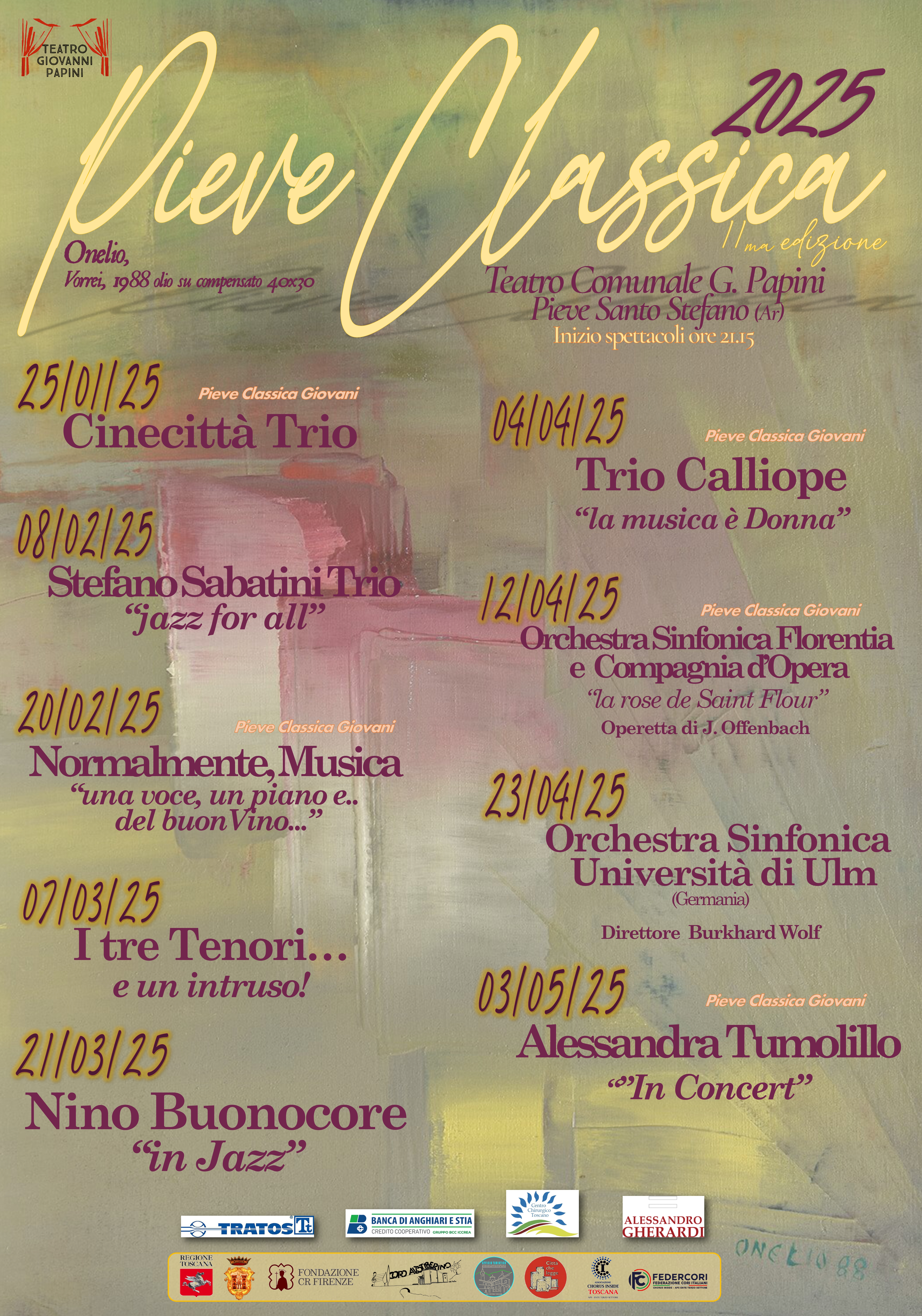Appuntamenti musicali Pieve Classica 2025