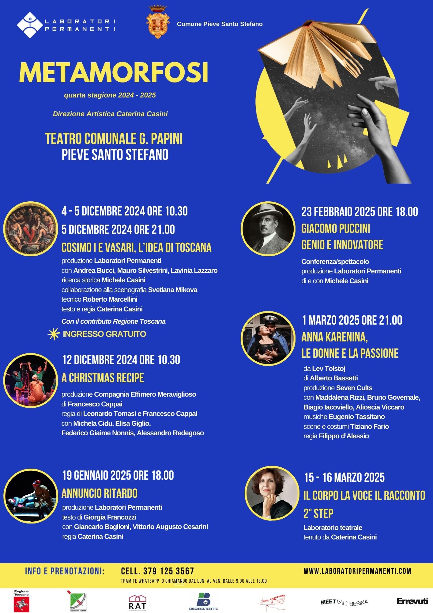 Appuntamenti teatrali Metamorfosi