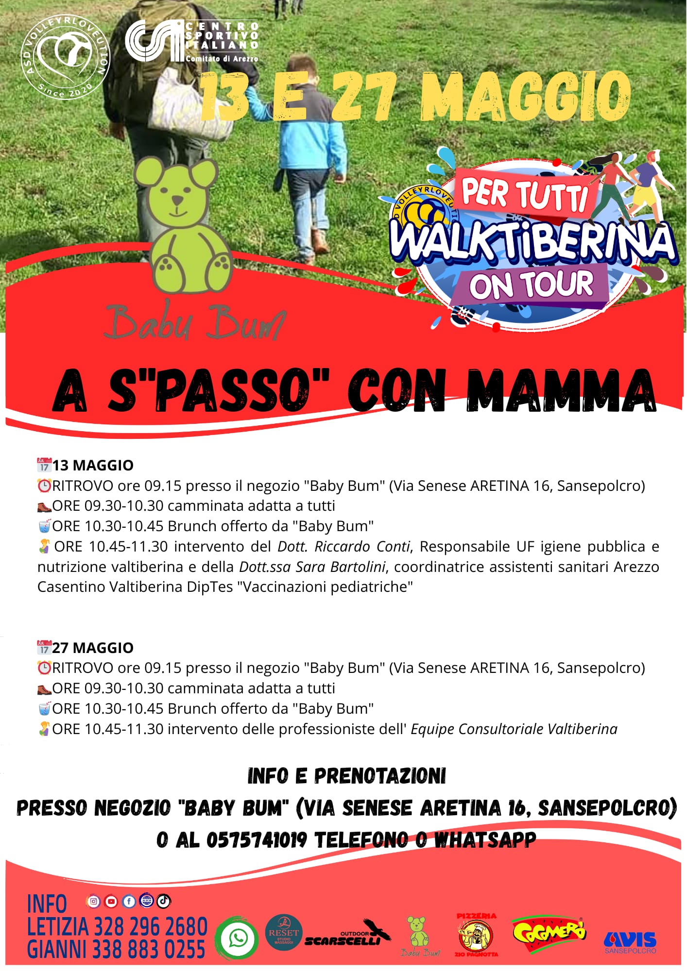 A "S-Passo con Mamma", 13 maggio