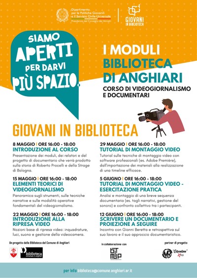 Corso di Videogiornalismo e Documentari