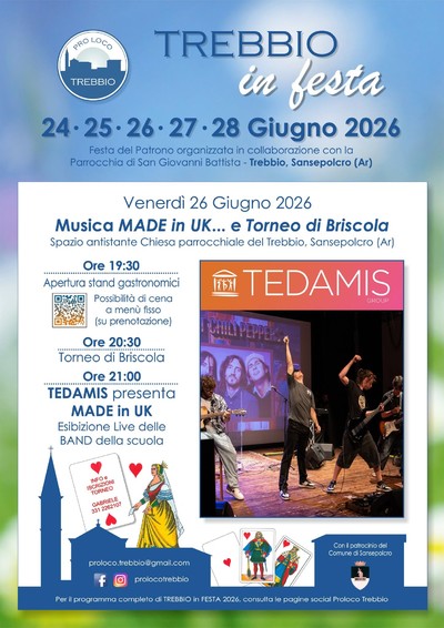26 June Programme