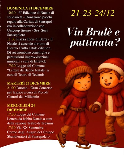 Programma Sansepolcro Borgo del Natale