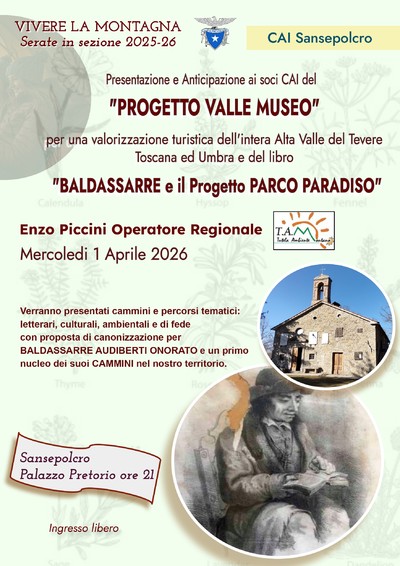 Serata Baldassarre e il progetto Parco del Paradiso