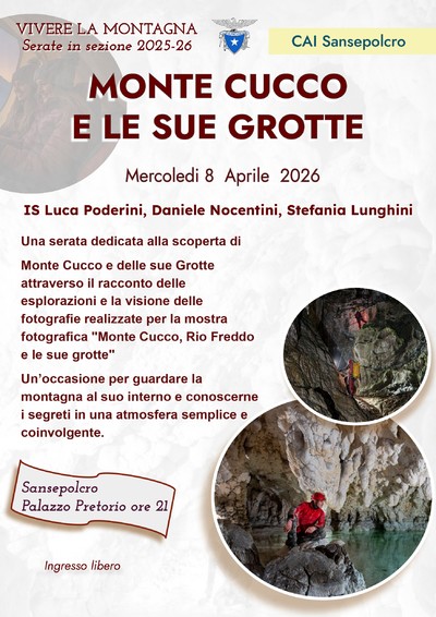 Serata Monte Cucco e le sue grotte