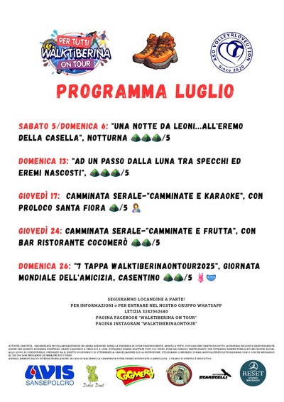 Programma Luglio 2025