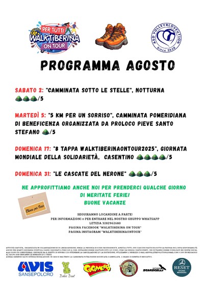 Programma Agosto 2025