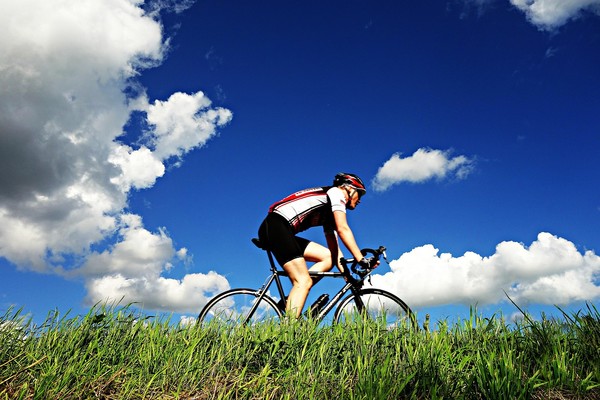 In bici da corsa