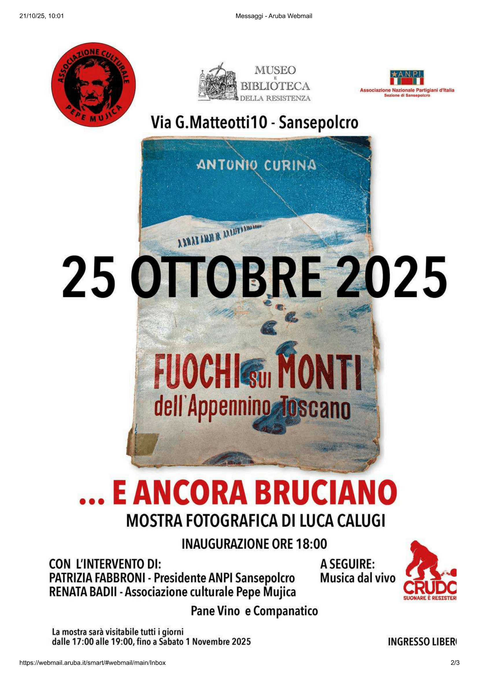 Fuochi sui Monti dell'Appennino Toscano