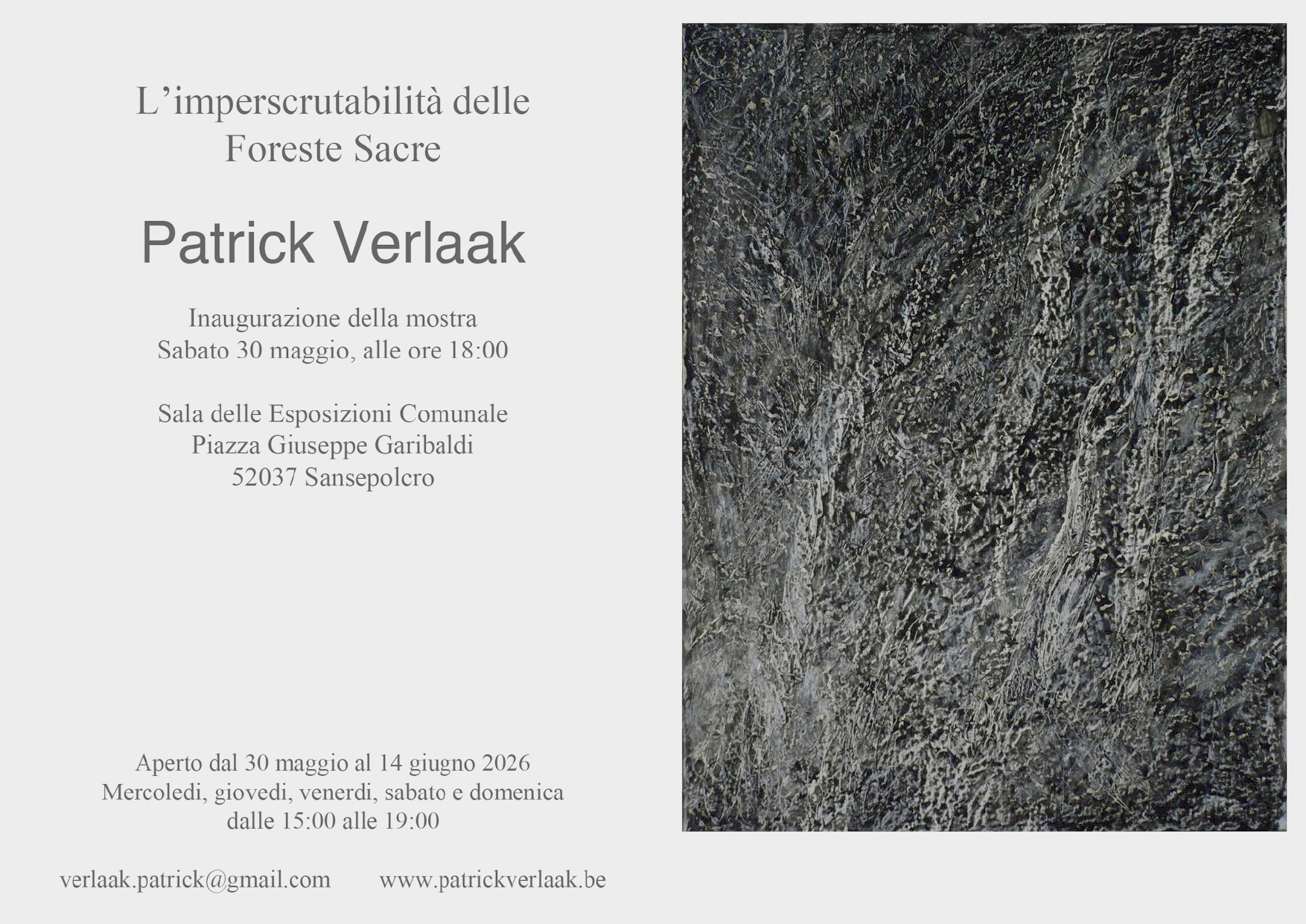 L'Imperscrutabilit&agrave; delle Foreste Sacre