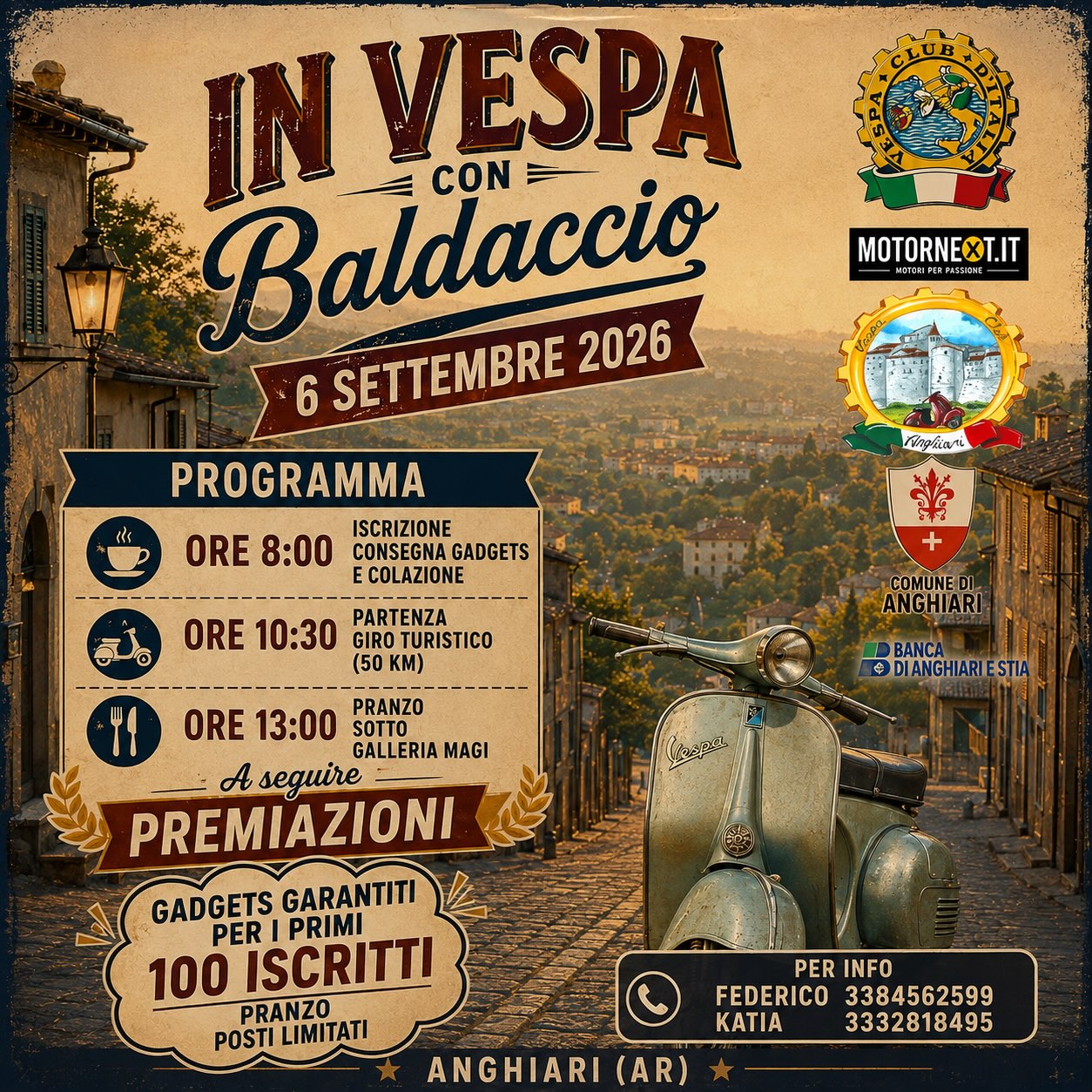 In Vespa con Baldaccio