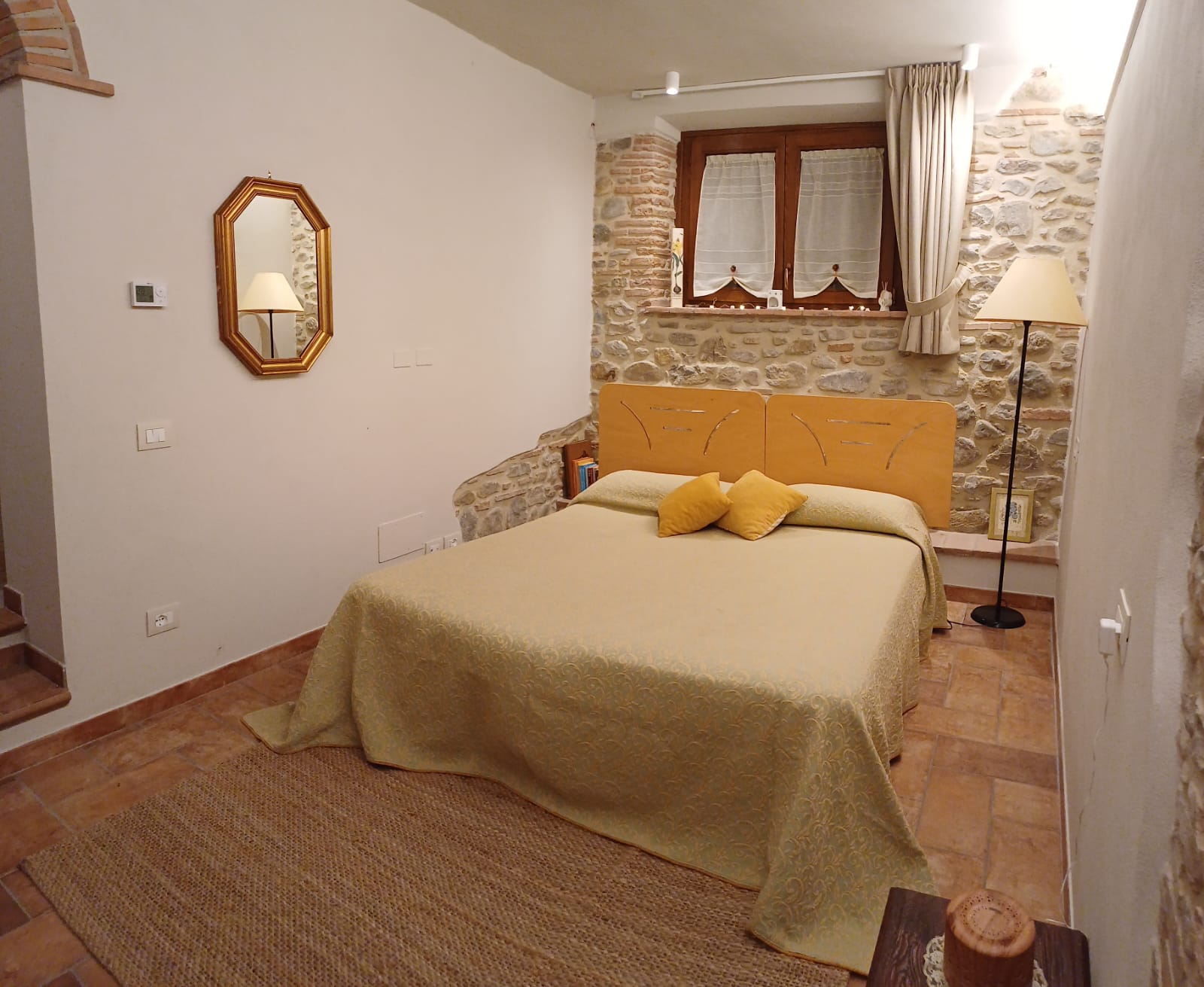 letto matrimoniale struttura il poggiolo di anghiari