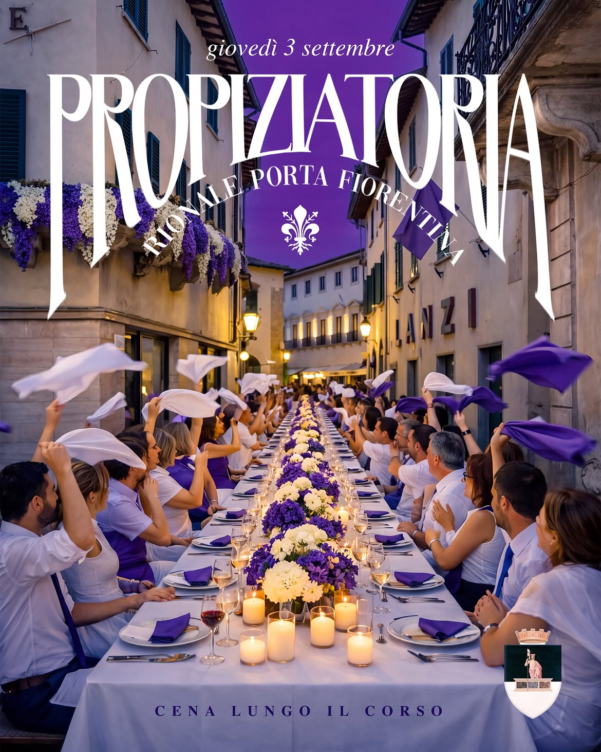 Cena Propiziatoria al Palio dei Rioni